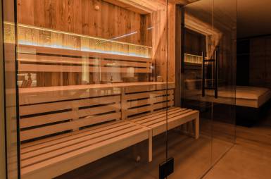Sauna im Chalet