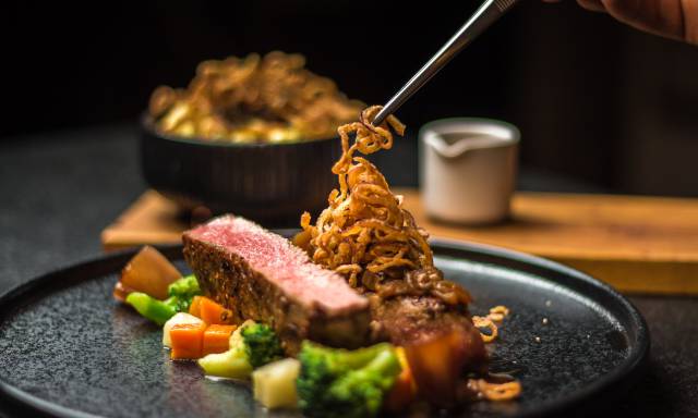 Zwiebelrostbraten in der Hofmeisterei